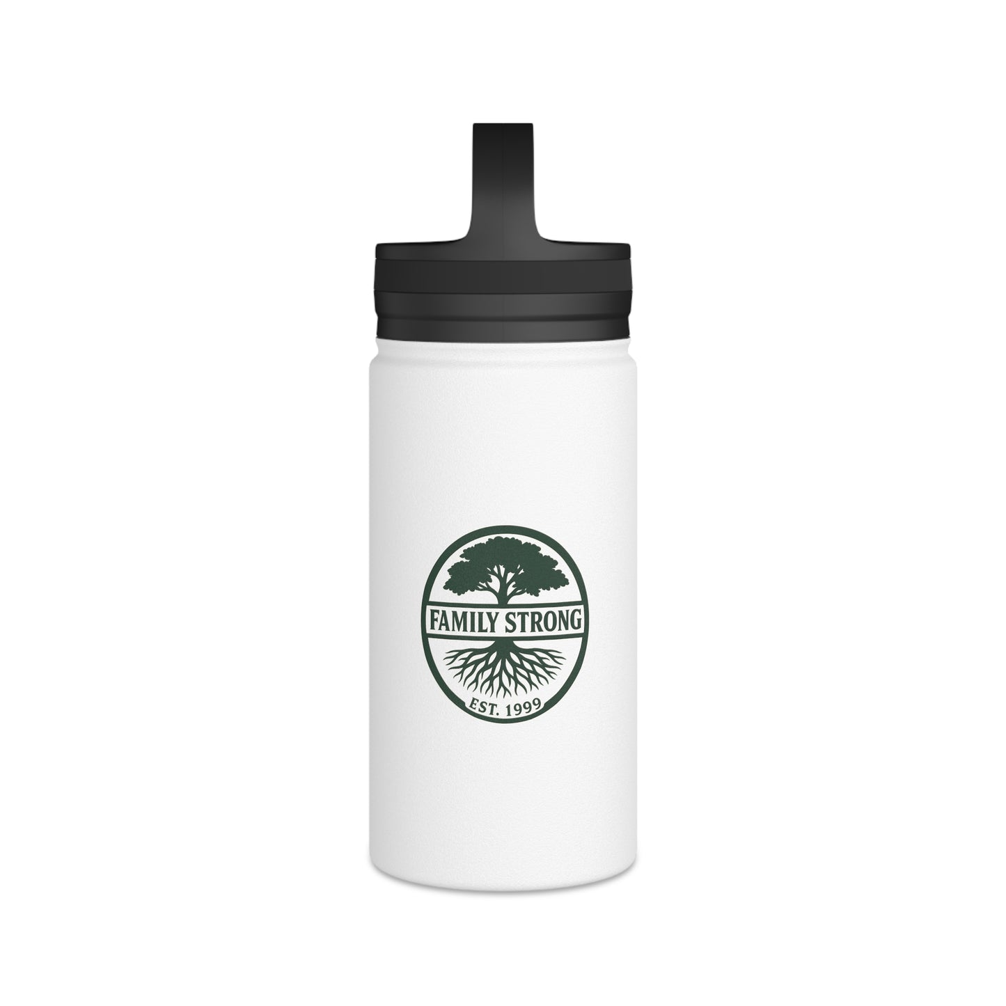 Adventure-Ready Stainless Steel Water Bottle with Handle Lid - Perfect for Outdoor Enthusiasts
