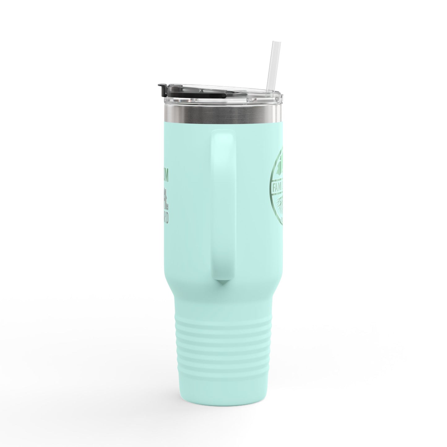40oz Insulated Travel Mug - Freedom Grows in the Backyard