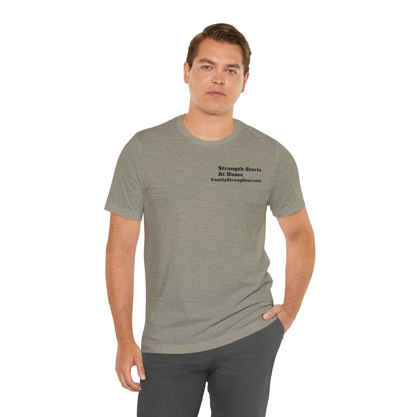 "Strength Starts at Home" Unisex Tee (XS-5XL) multi-colors