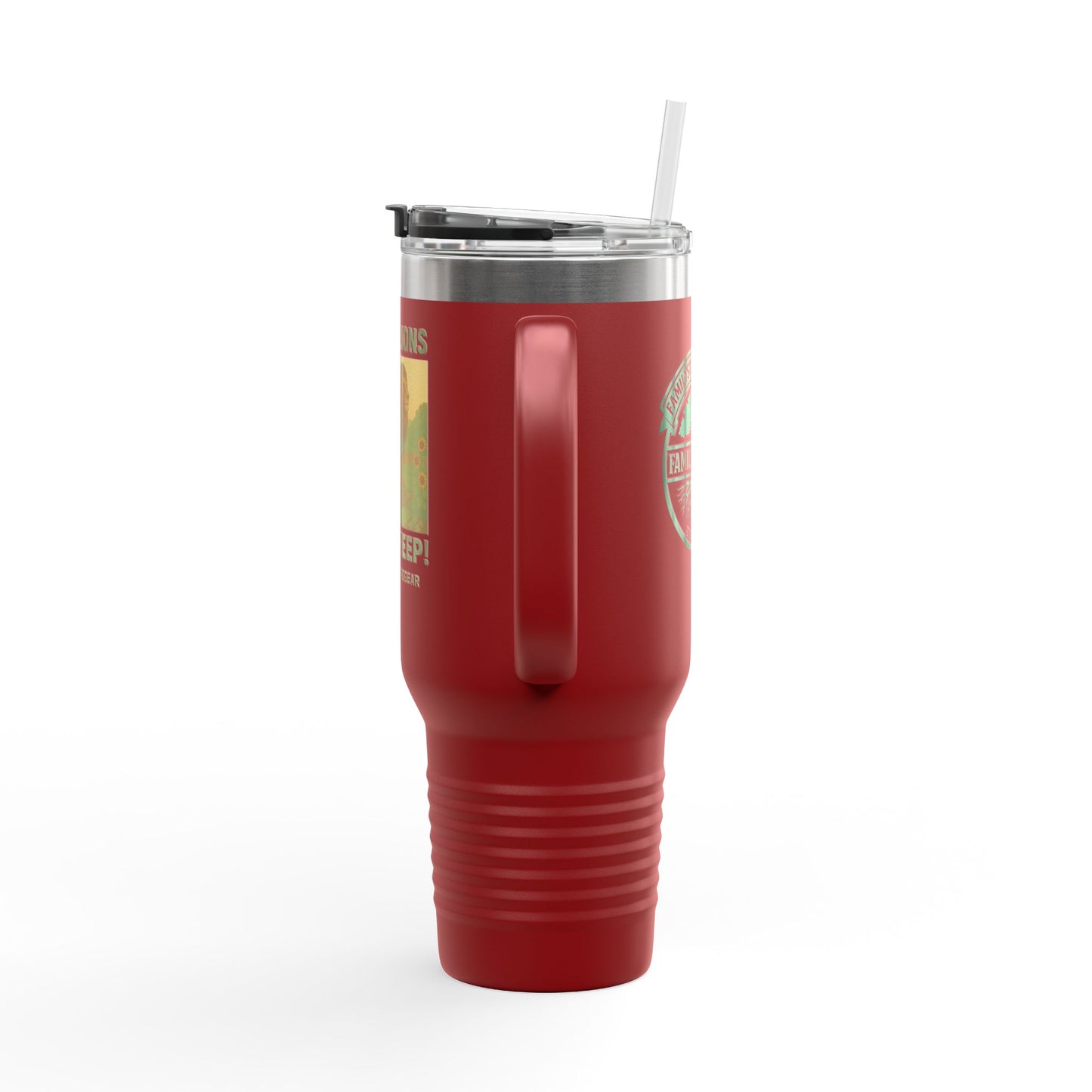 "Raise Lions. Not Sheep" Insulated Travel Mug - 40oz
