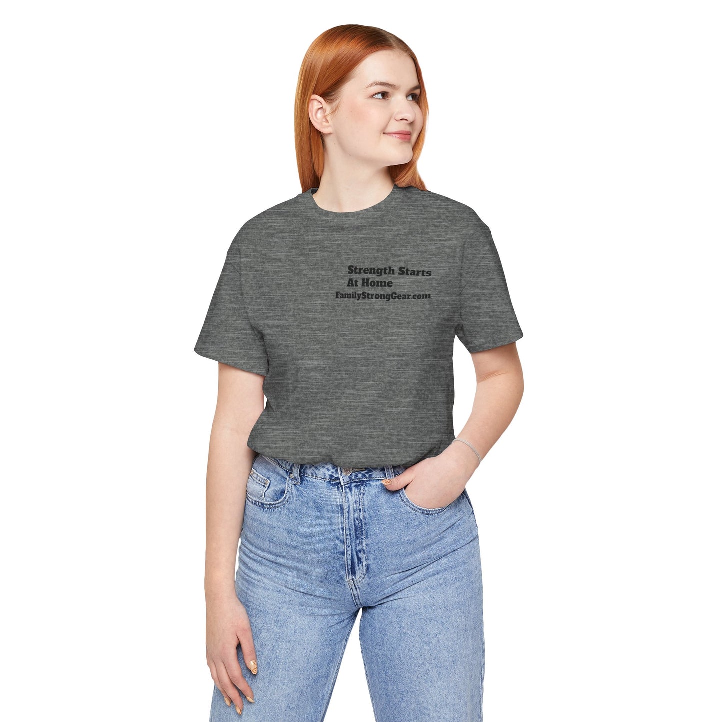 "Strength Starts at Home" Unisex Tee (XS-5XL) multi-colors