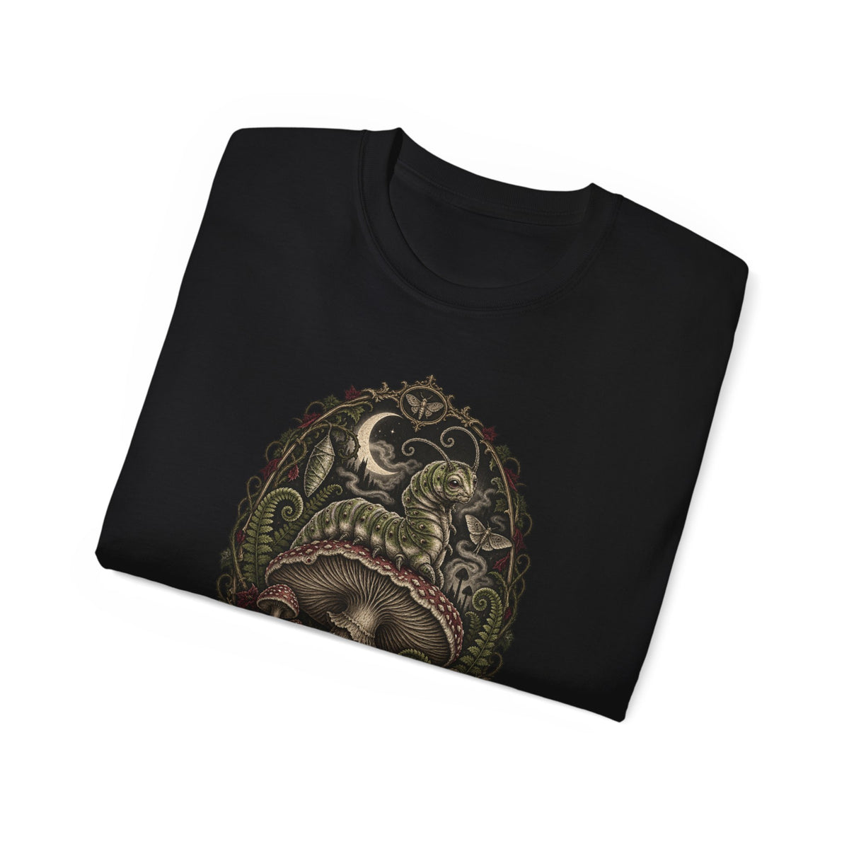 Dark Wonderland — Caterpillar “Become Something Strange” Unisex Tee