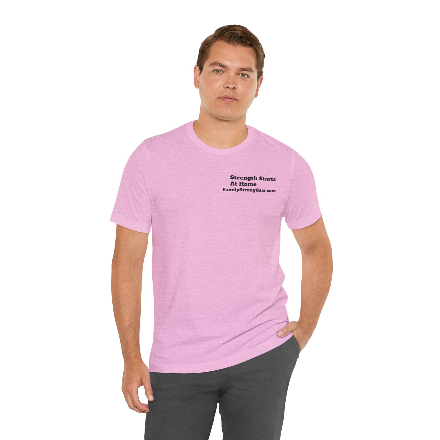 "Strength Starts at Home" Unisex Tee (XS-5XL) multi-colors