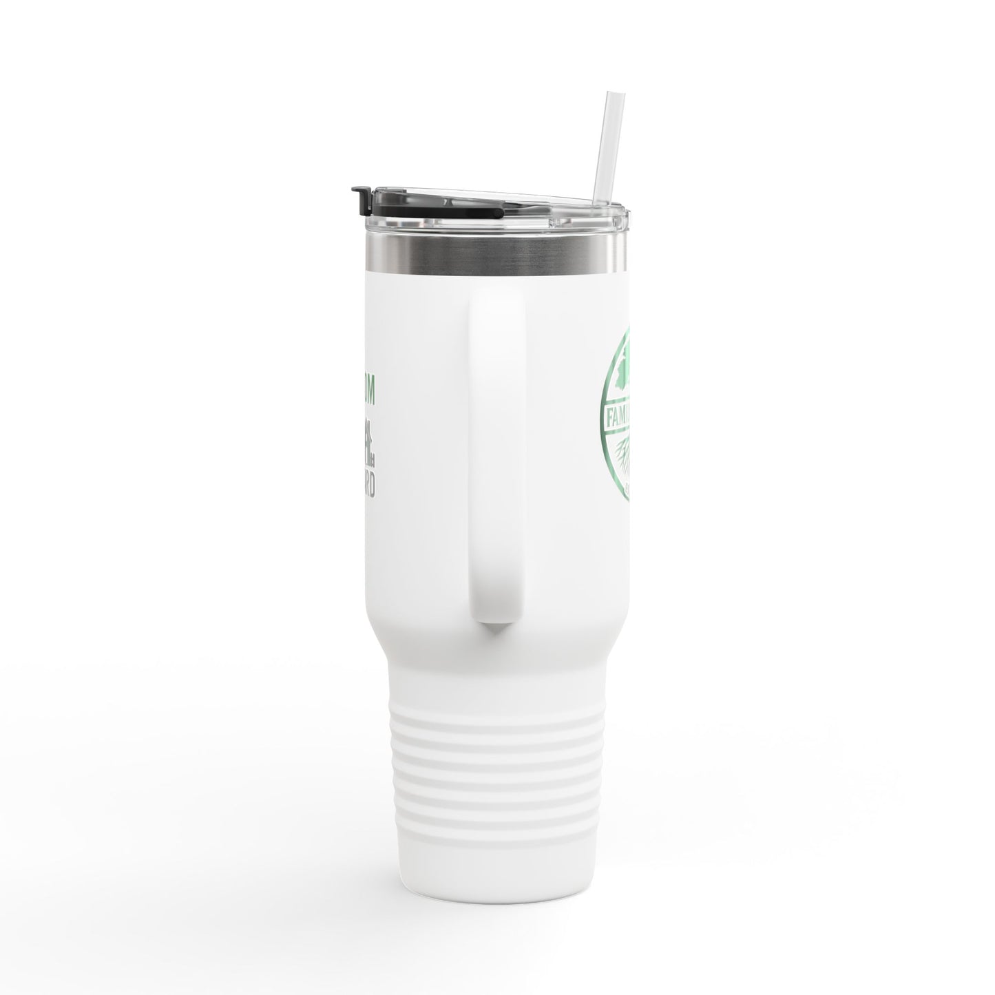 40oz Insulated Travel Mug - Freedom Grows in the Backyard