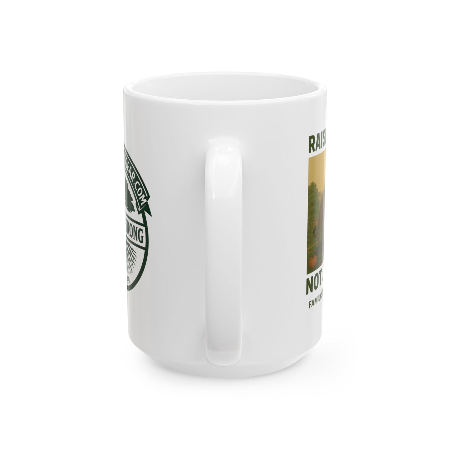 "Raise Lions. Not Sheep" Ceramic Mug- 11oz, 15oz