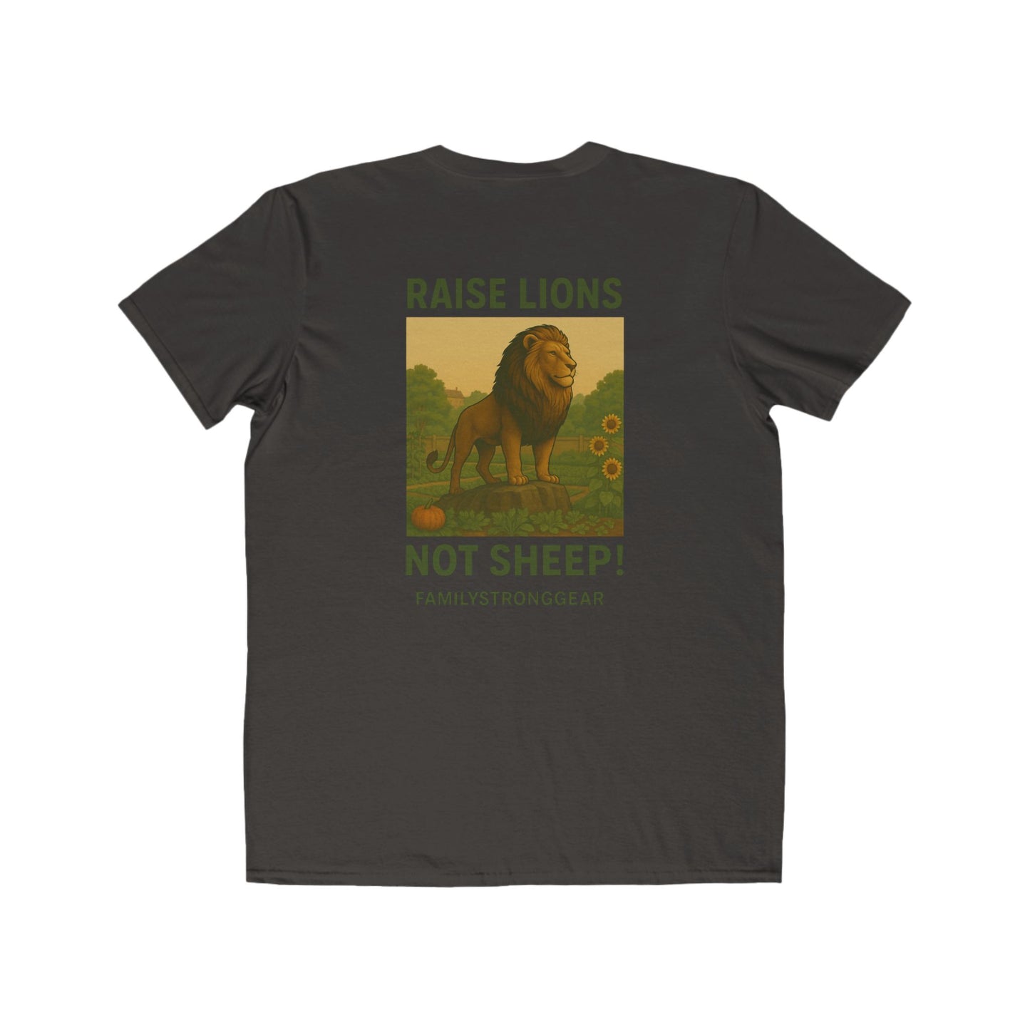"Raise Lions Not Sheep" Kids Graphic Heavy Cotton Tee