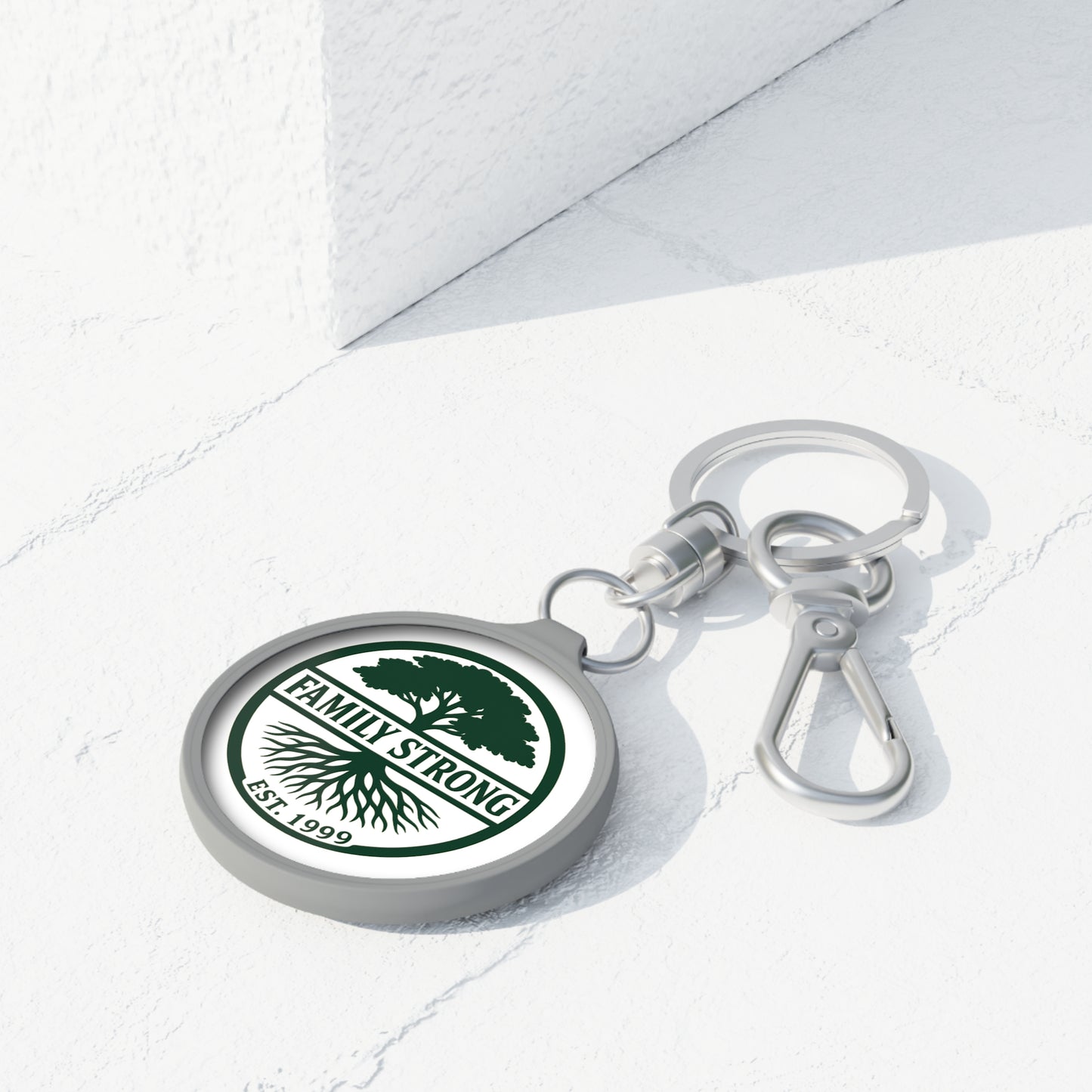 Family Strong Keyring Tag - A Meaningful Gift for Loved Ones