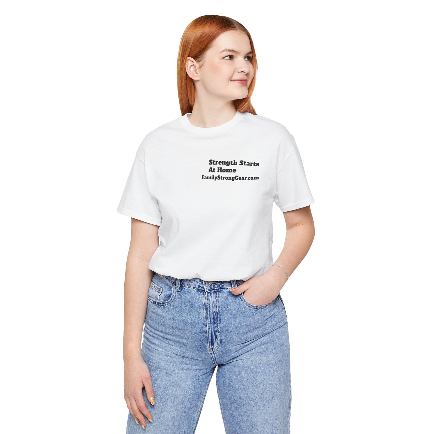 "Strength Starts at Home" Unisex Tee (XS-5XL) multi-colors