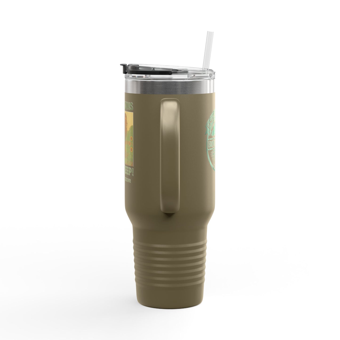 "Raise Lions. Not Sheep" Insulated Travel Mug - 40oz