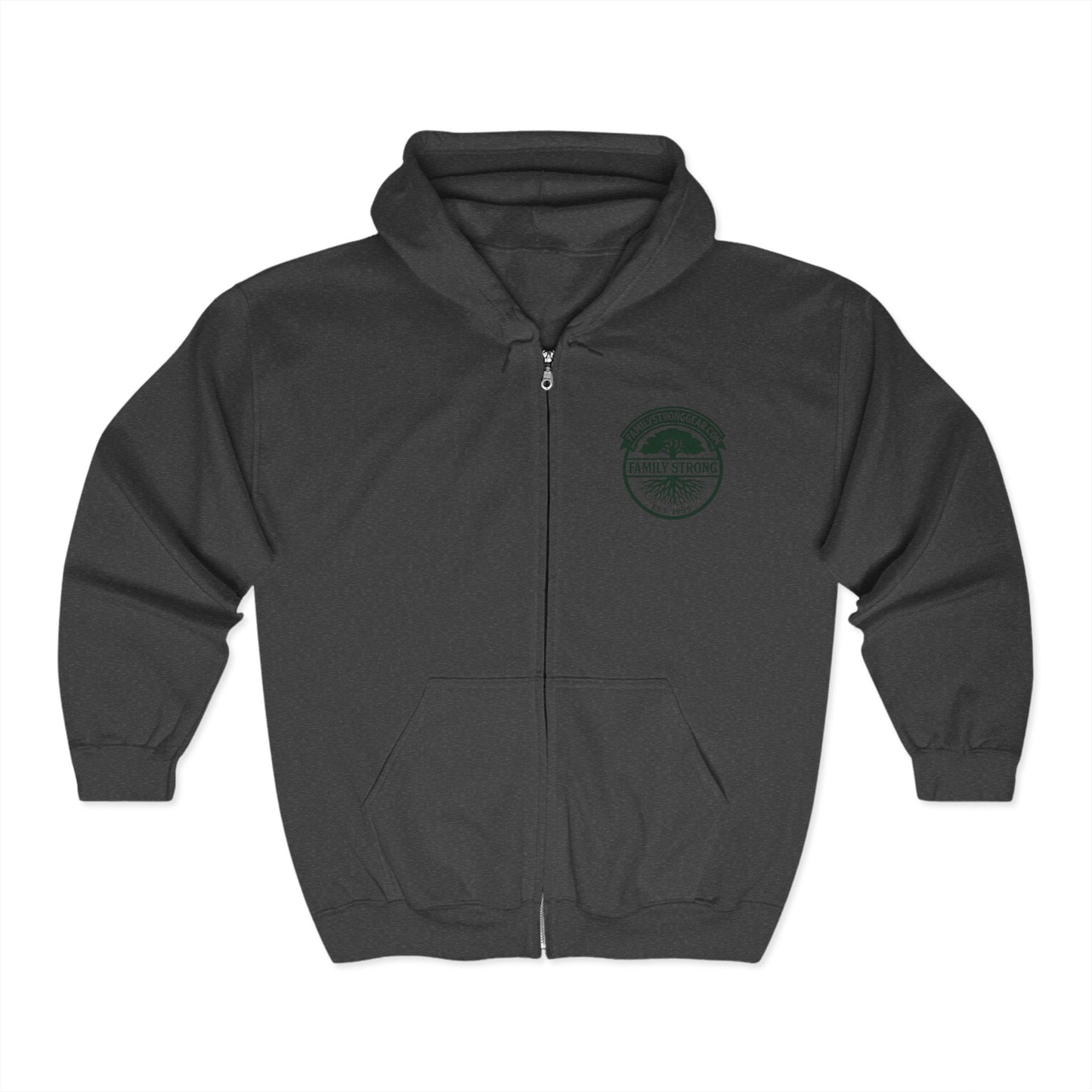 Grow it. Raise It. Defend It. Zip-Up Hoodie | Unisex Heavy Blend Sweatshirt.