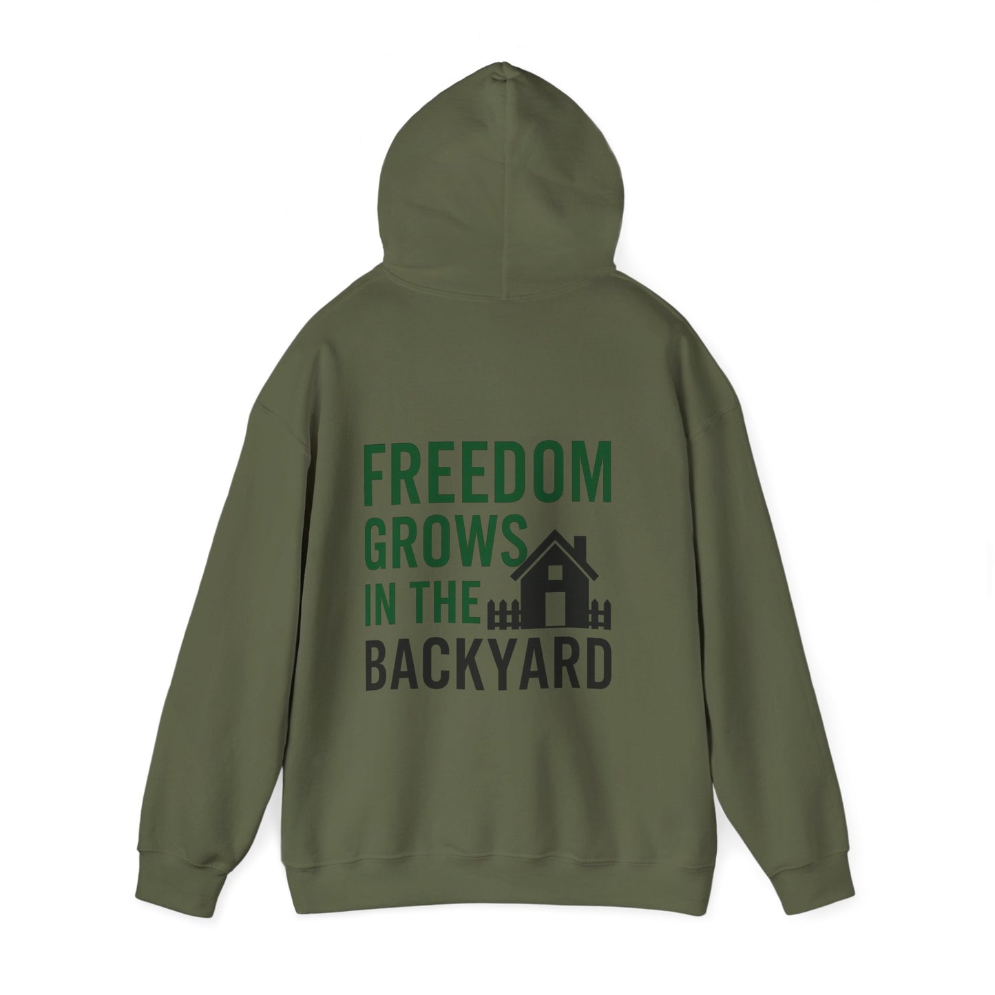 Freedom Grows In The Backyard! Unisex Hooded Sweatshirt | S-5XL