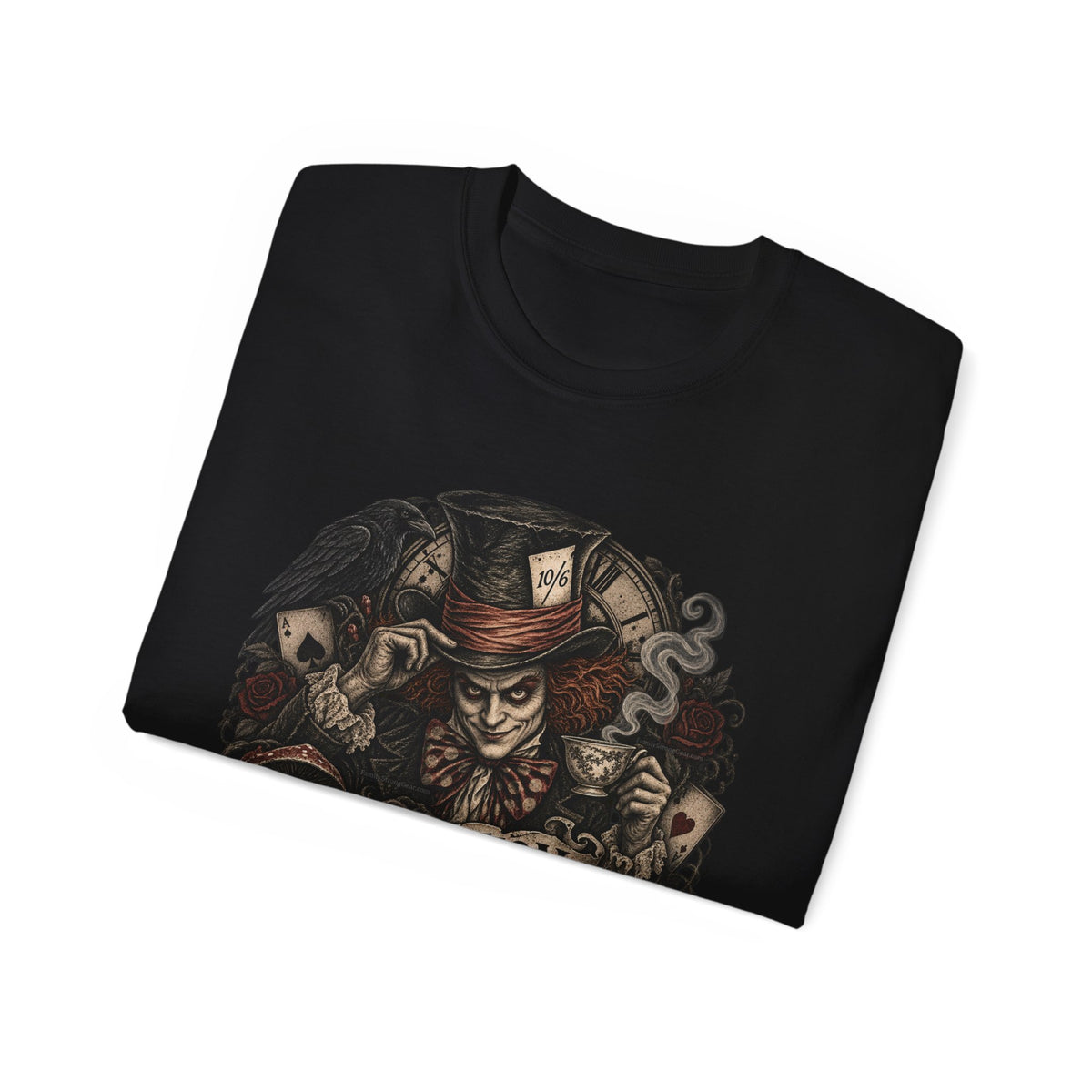 Dark Wonderland — Mad Hatter “Question Everything” Unisex Tee
