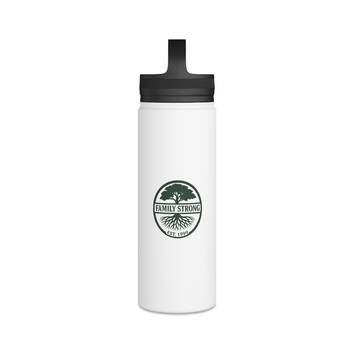 Adventure-Ready Stainless Steel Water Bottle with Handle Lid - Perfect for Outdoor Enthusiasts