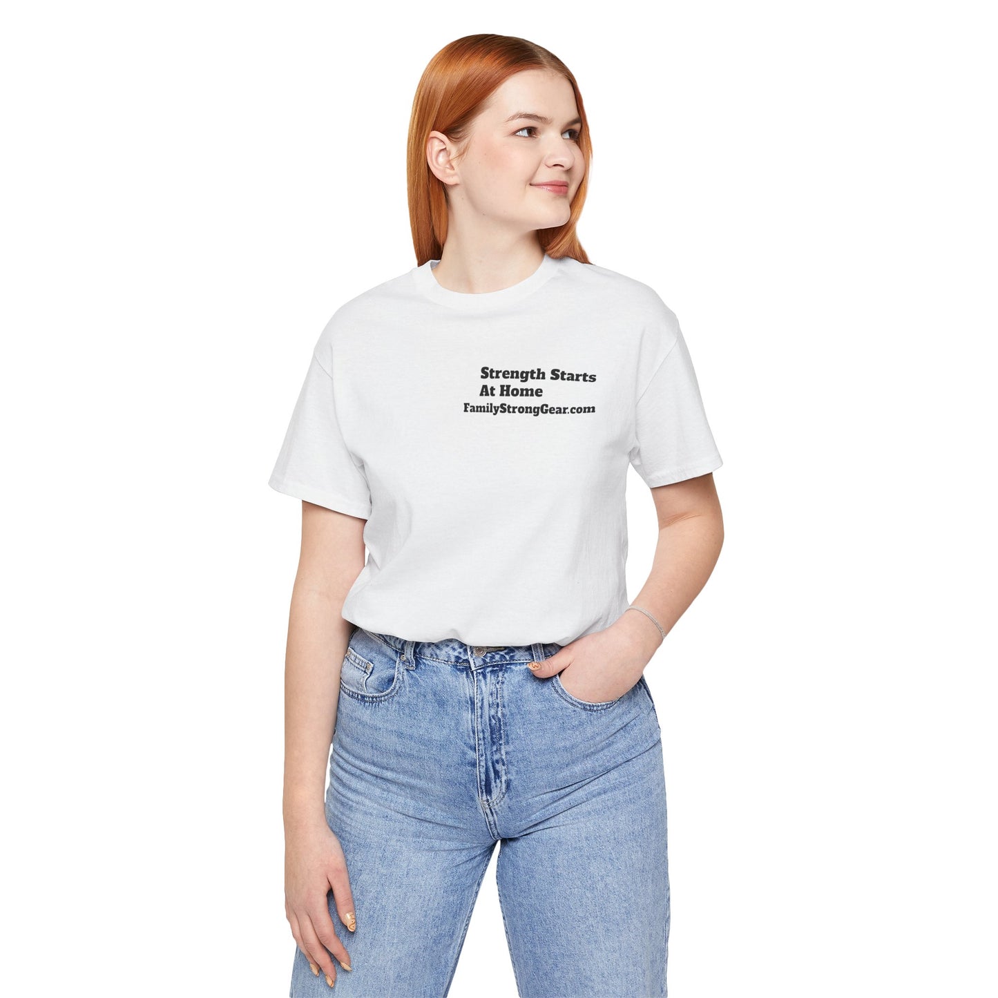 "Strength Starts at Home" Unisex Tee (XS-5XL) multi-colors