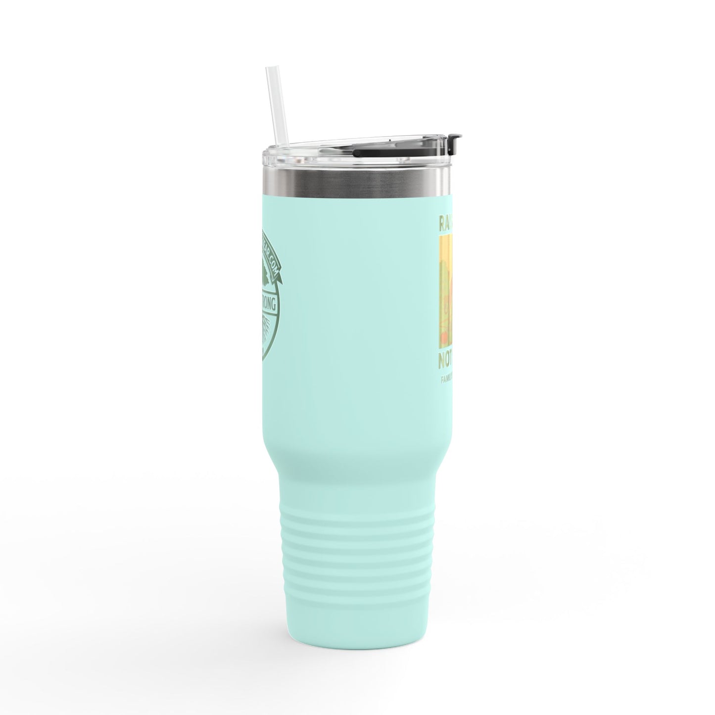 "Raise Lions. Not Sheep" Insulated Travel Mug - 40oz
