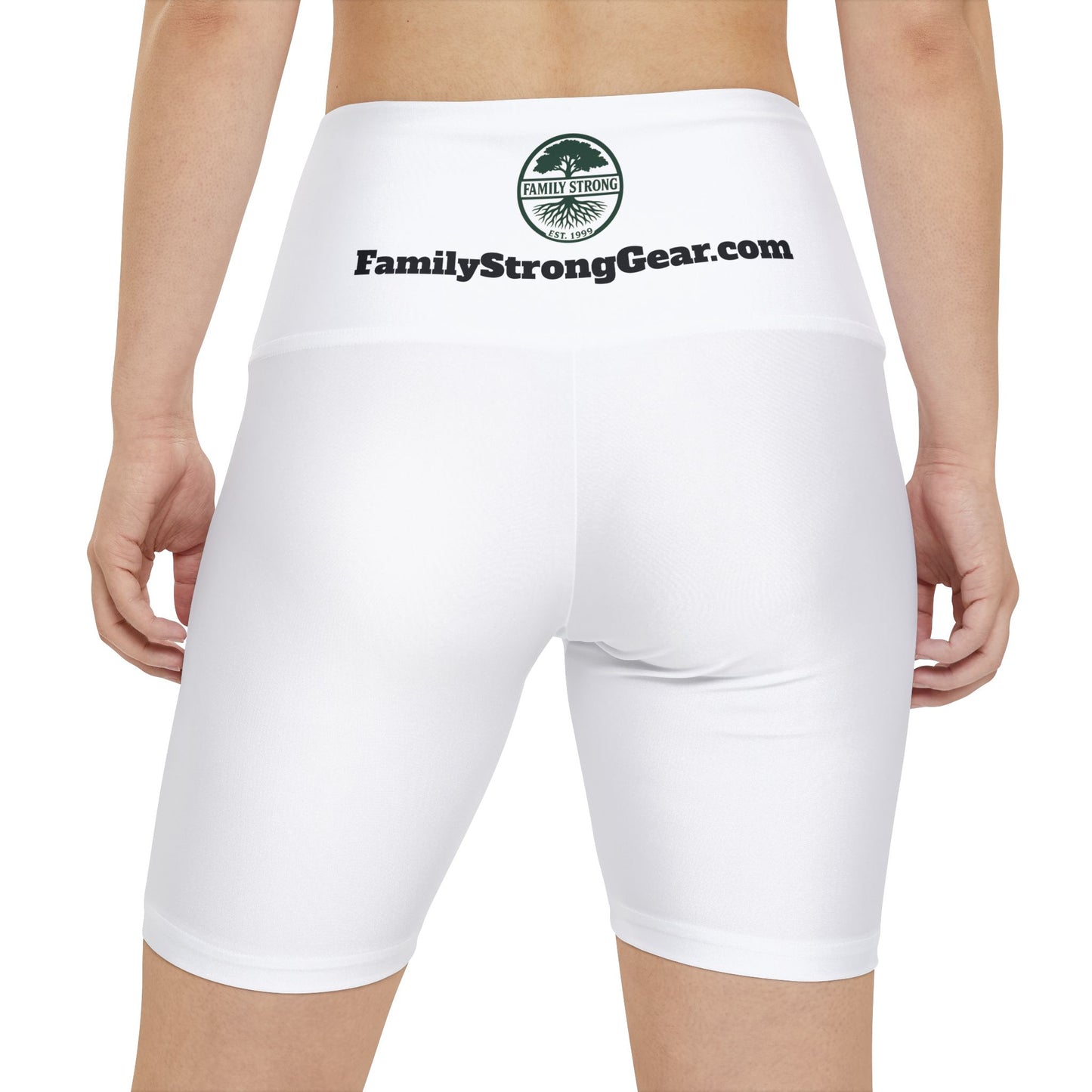 Motivational Women's Workout Shorts - Strength Starts At Home, XS-Xl