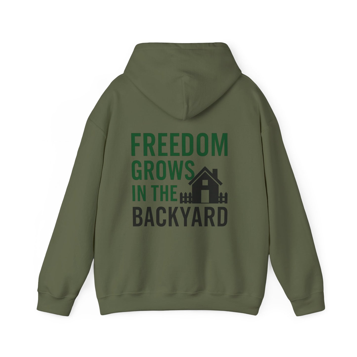 Freedom Grows In The Backyard! Unisex Hooded Sweatshirt | S-5XL