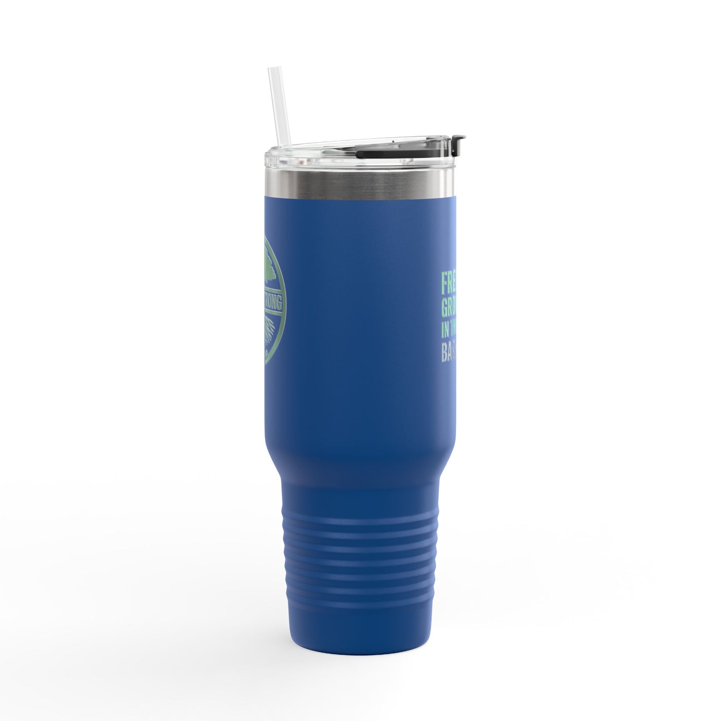 40oz Insulated Travel Mug - Freedom Grows in the Backyard
