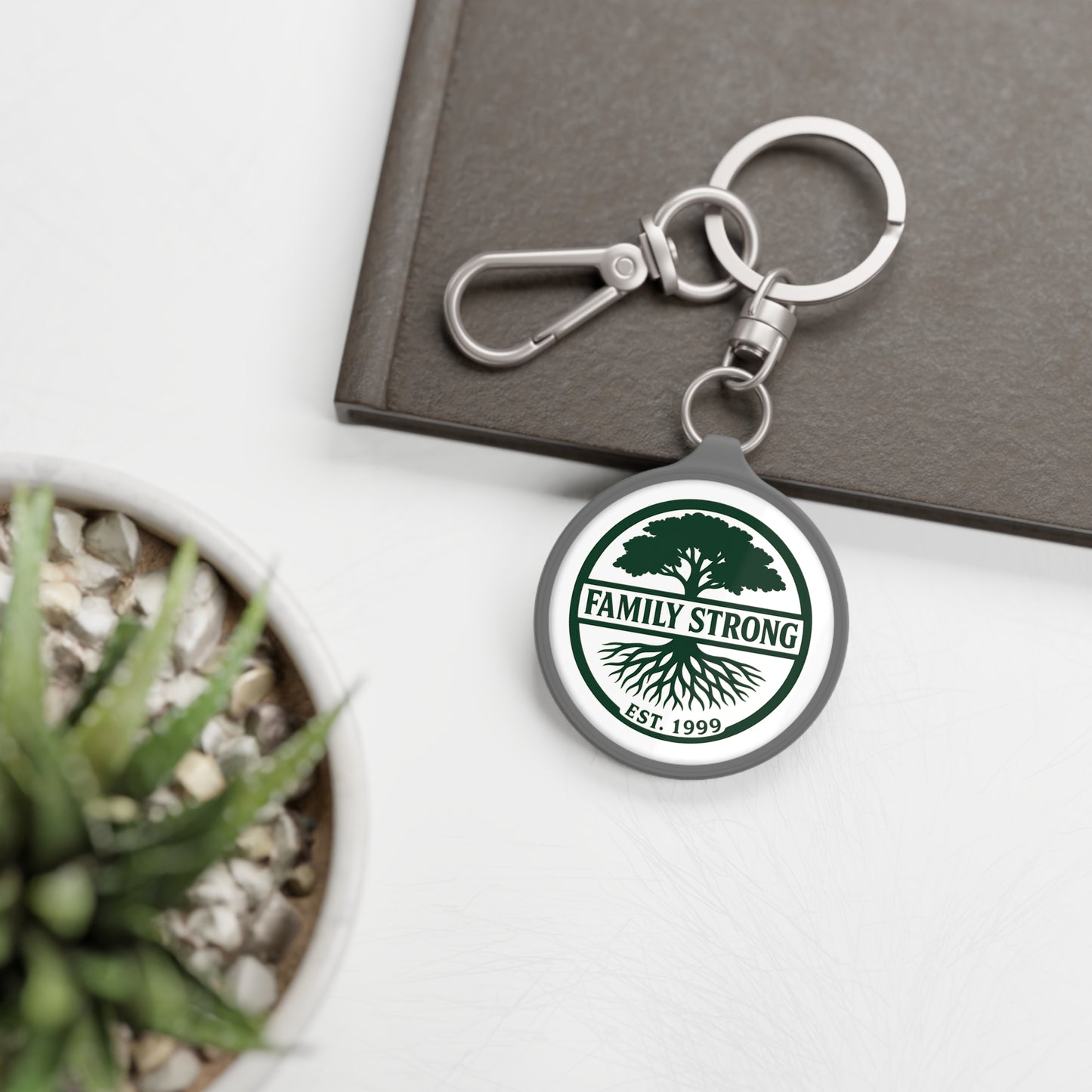 Family Strong Keyring Tag - A Meaningful Gift for Loved Ones