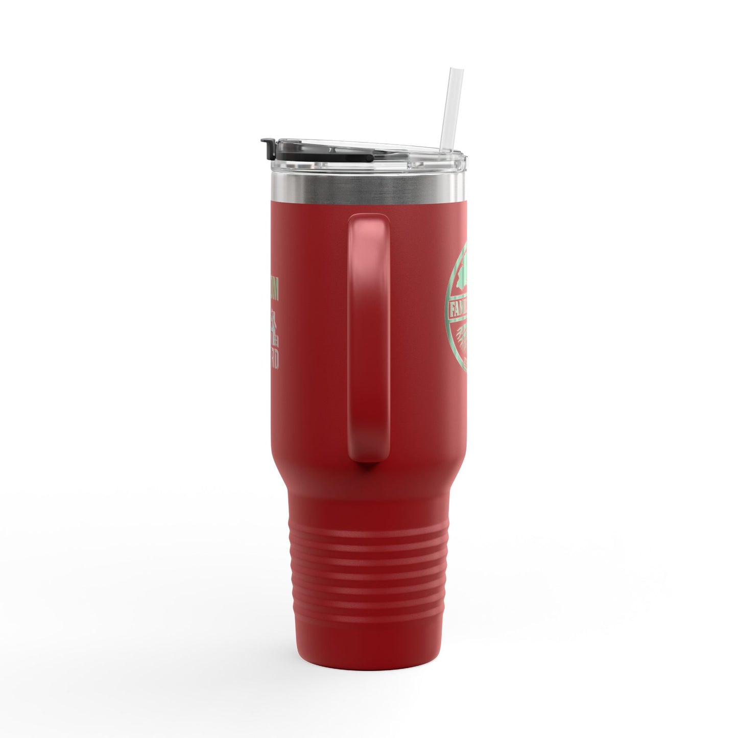 40oz Insulated Travel Mug - Freedom Grows in the Backyard