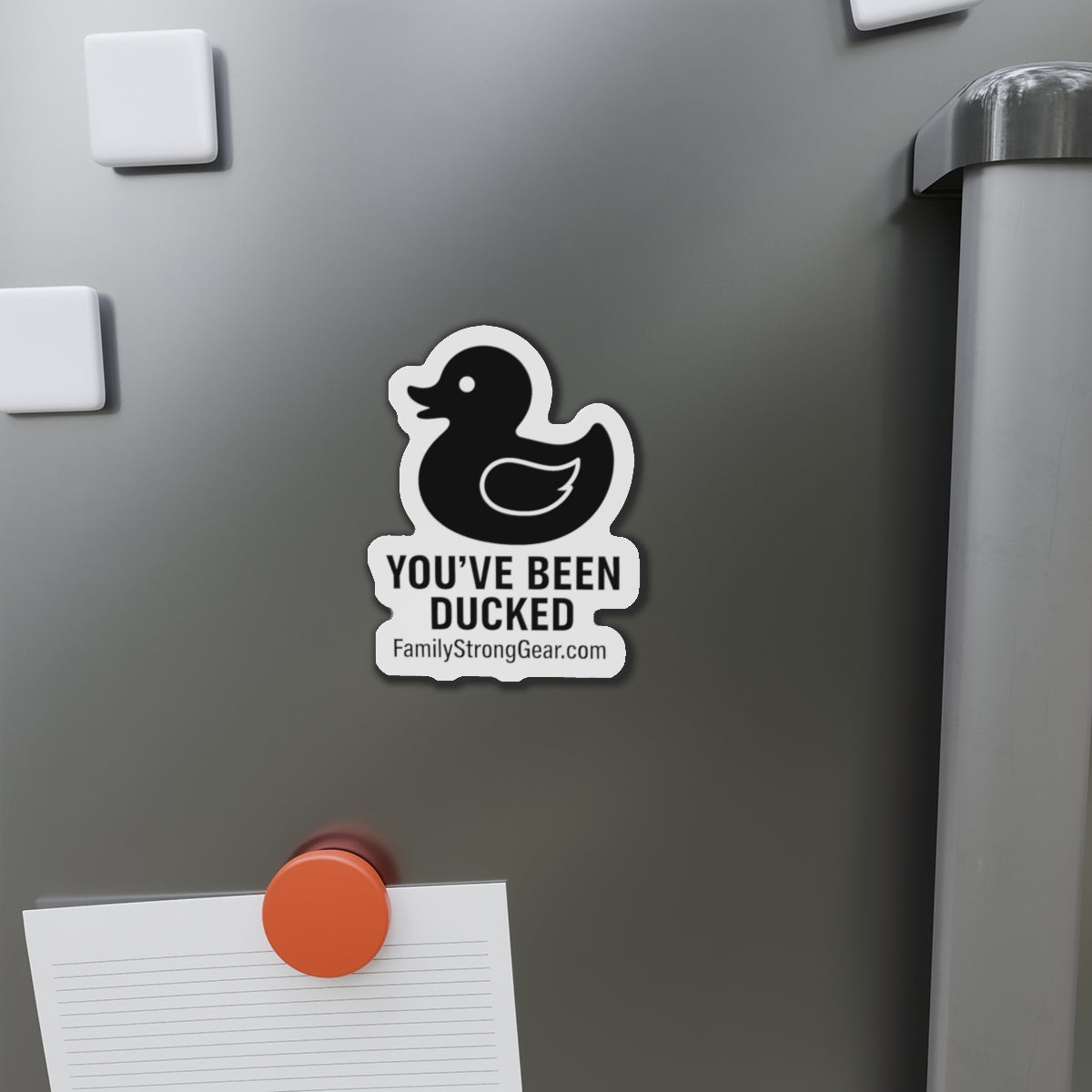 "You've Been DUCKED" for Jeep Die-Cut Magnets