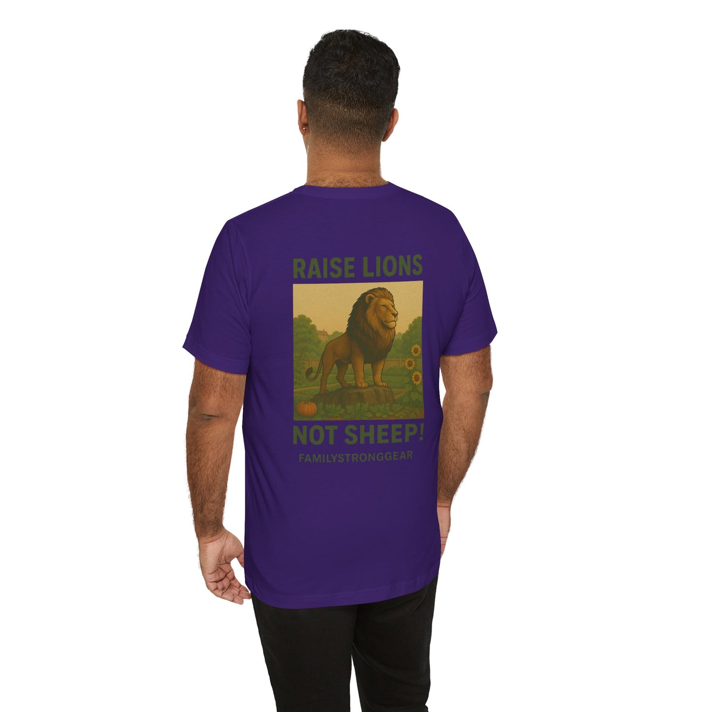 Raise Lions. Not Sheep Unisex Short Sleeve Tee (S-5XL)