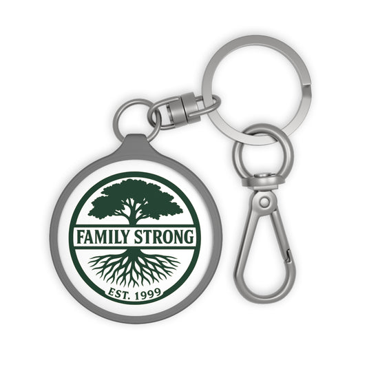 Family Strong Keyring Tag - A Meaningful Gift for Loved Ones