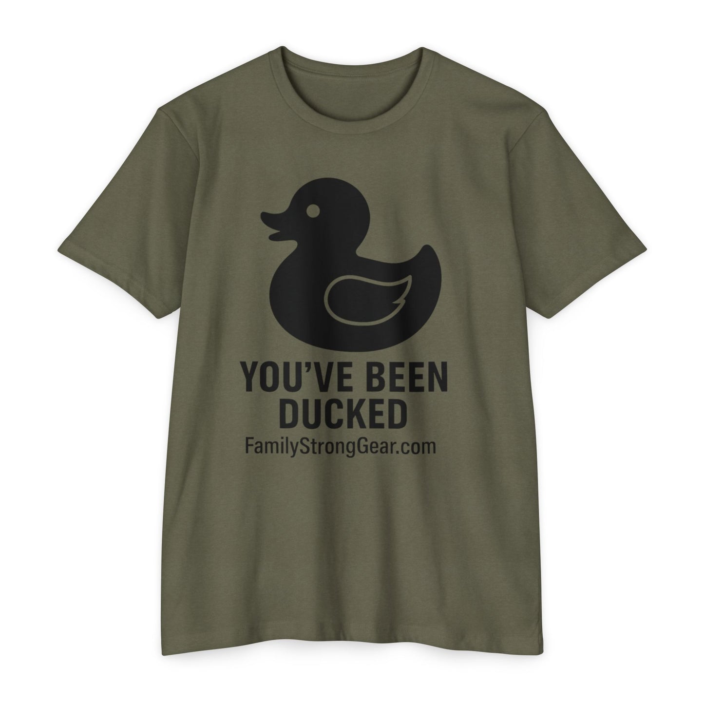 You've Been Ducked! Unisex CVC Jersey T-shirt