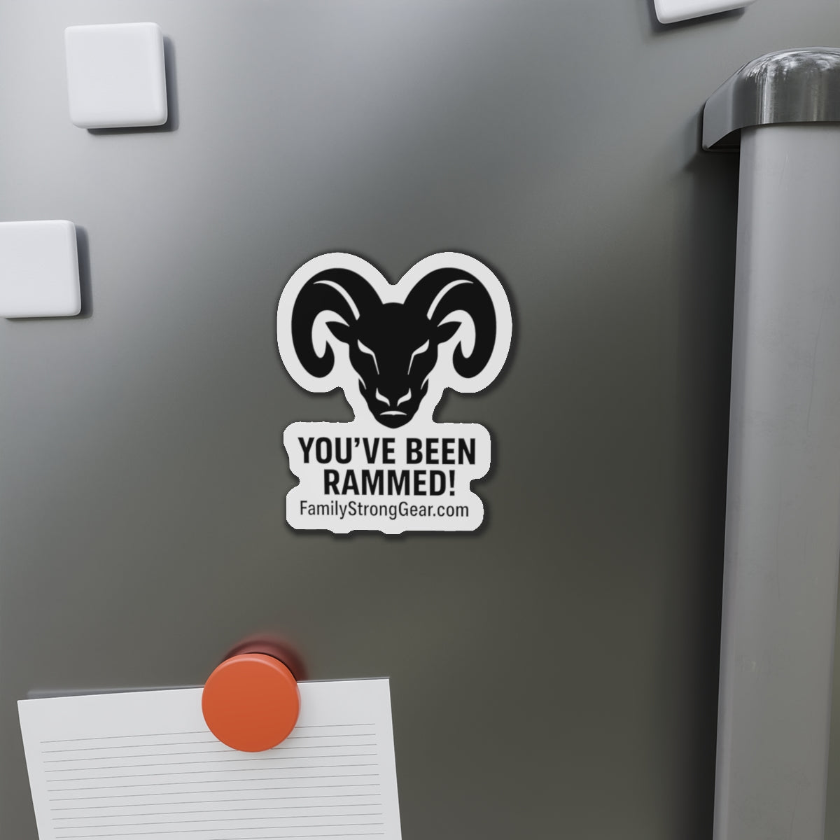 "You've Been RAMMED!" Dodge Ram Lover Die-Cut magnet