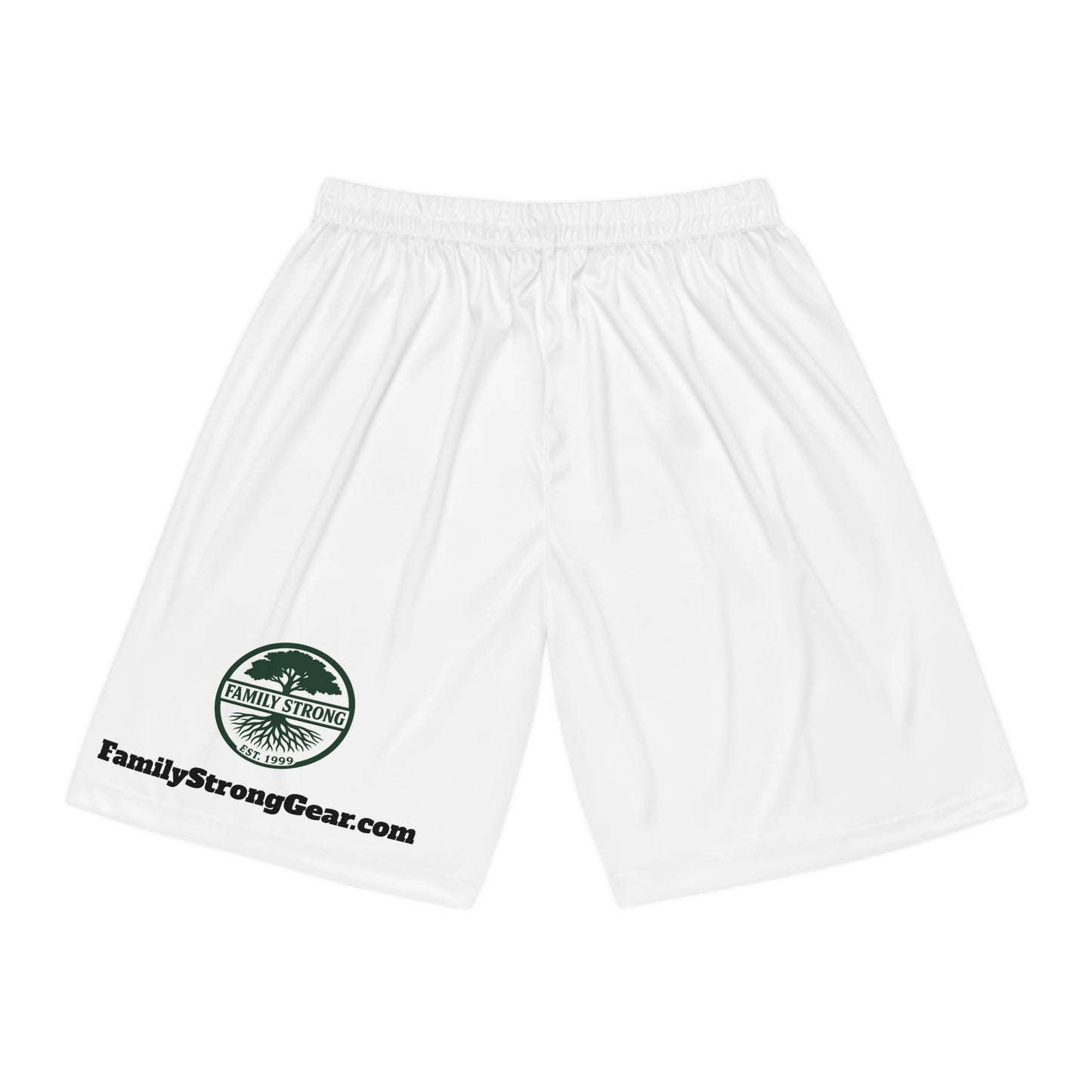 Strength Starts At Home Basketball Shorts | Comfortable Athletic Wear for Family Sports- (XS-2XL)