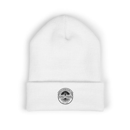 Family Strong Embroidered Classic Cuffed Beanie