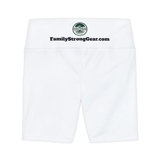 Motivational Women's Workout Shorts - Strength Starts At Home, XS-Xl
