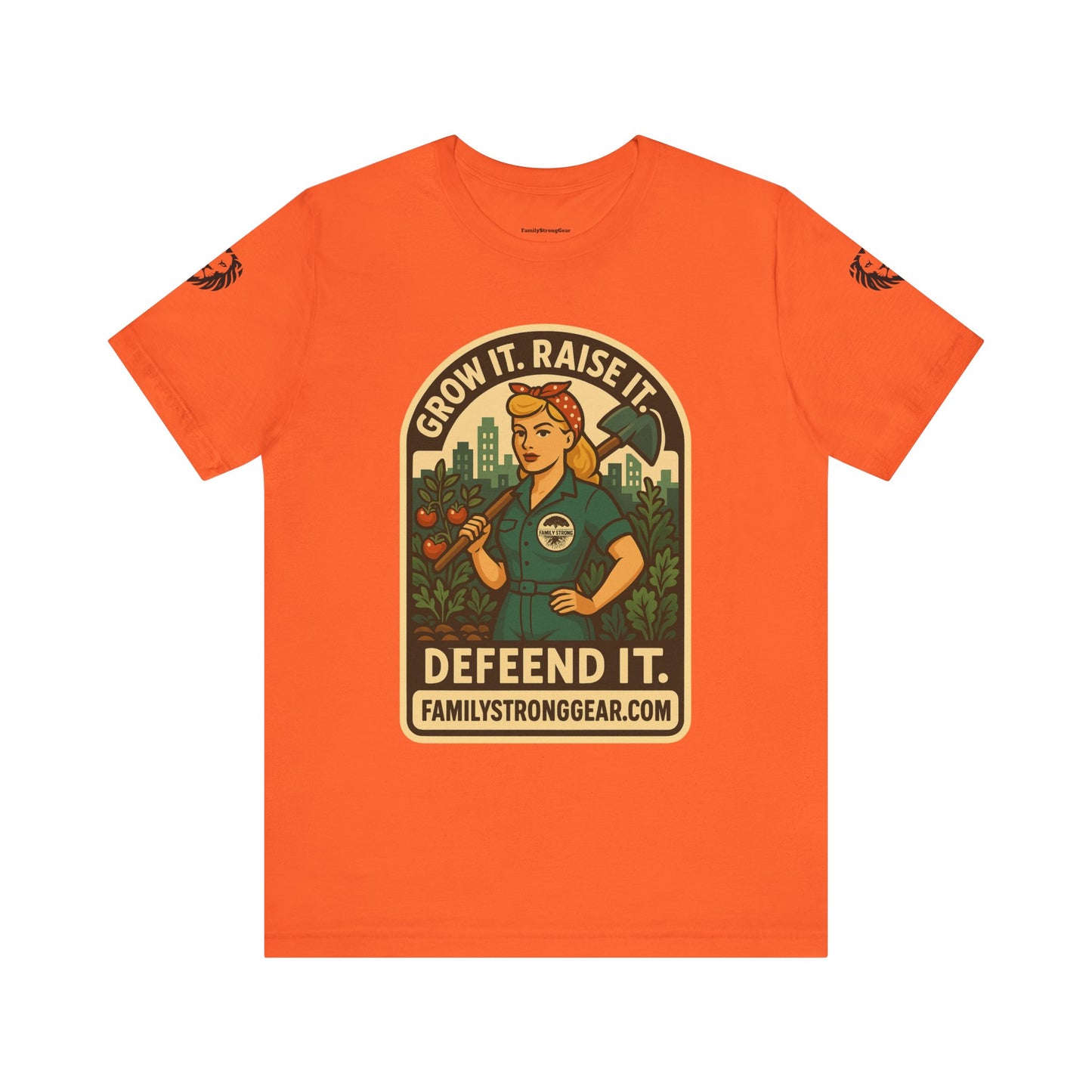 Grow It, Raise It, Defend It | Vintage Pin Up T-Shirt Unisex, Eco-friendly Multiple colors/sizes