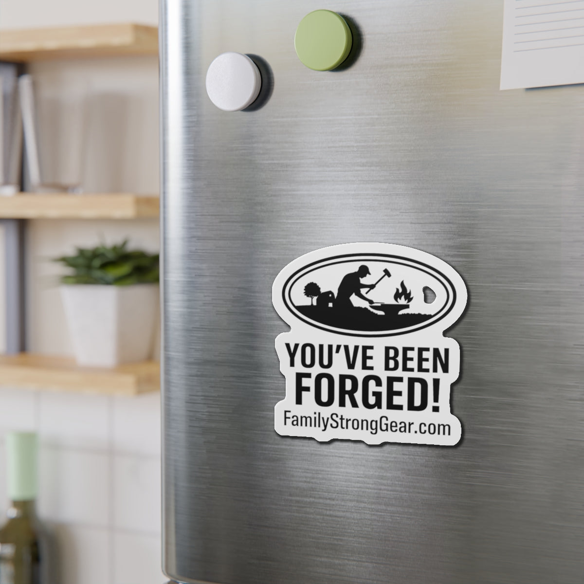 You've Been Forged! Ford Truck Owners Die-Cut Magnet