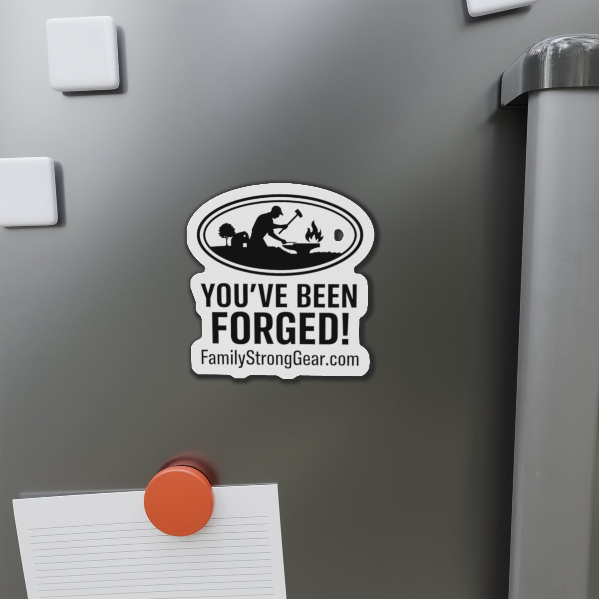 You've Been Forged! Ford Truck Owners Die-Cut Magnet