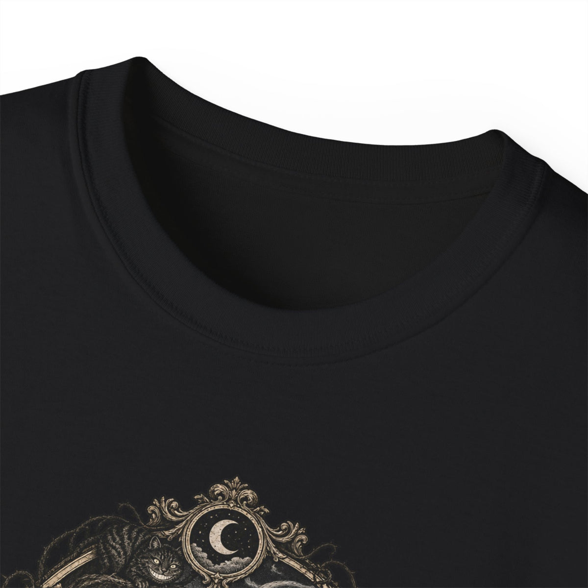 Dark Wonderland — Alice “Curiosity Has Teeth” Unisex Tee
