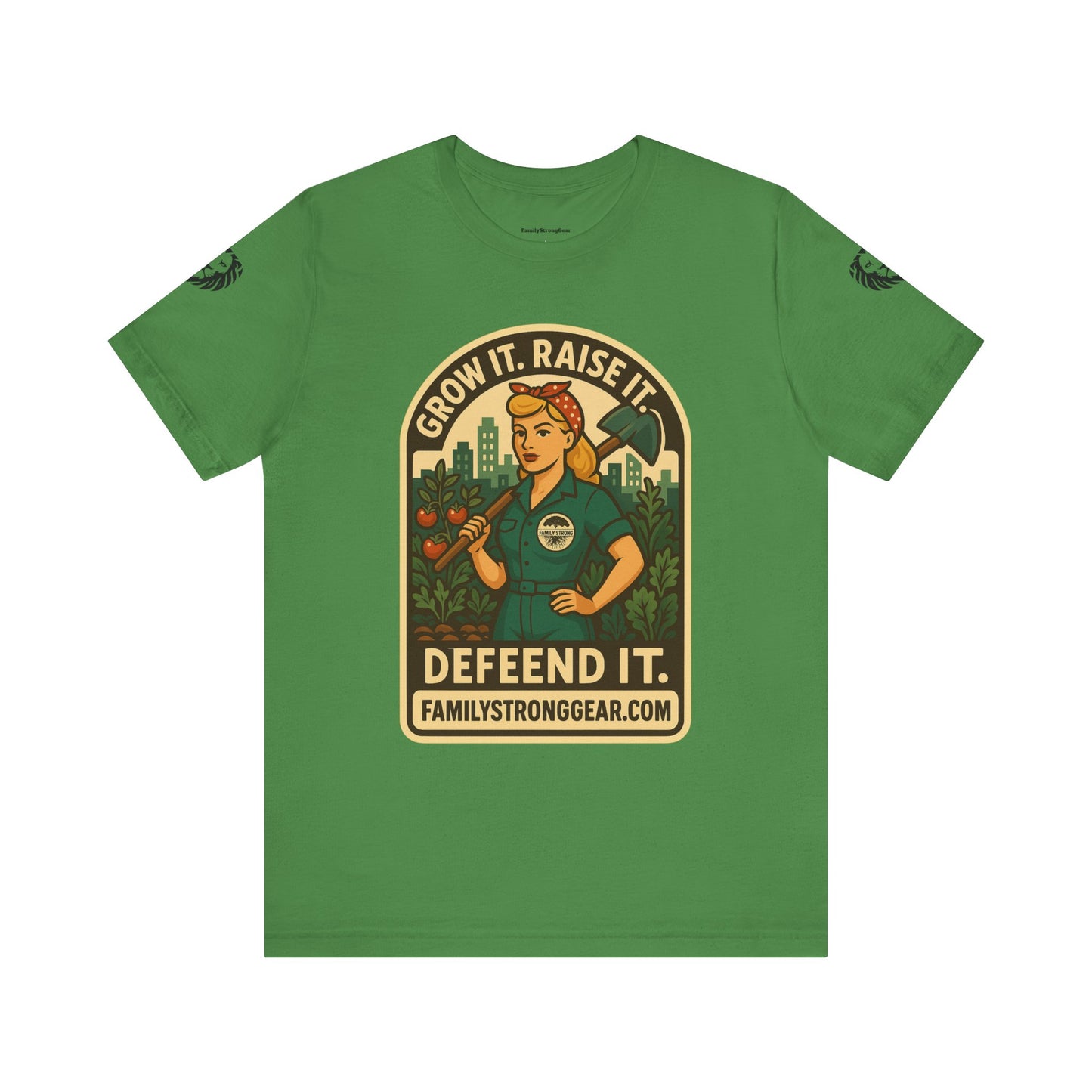 Grow It, Raise It, Defend It | Vintage Pin Up T-Shirt Unisex, Eco-friendly Multiple colors/sizes