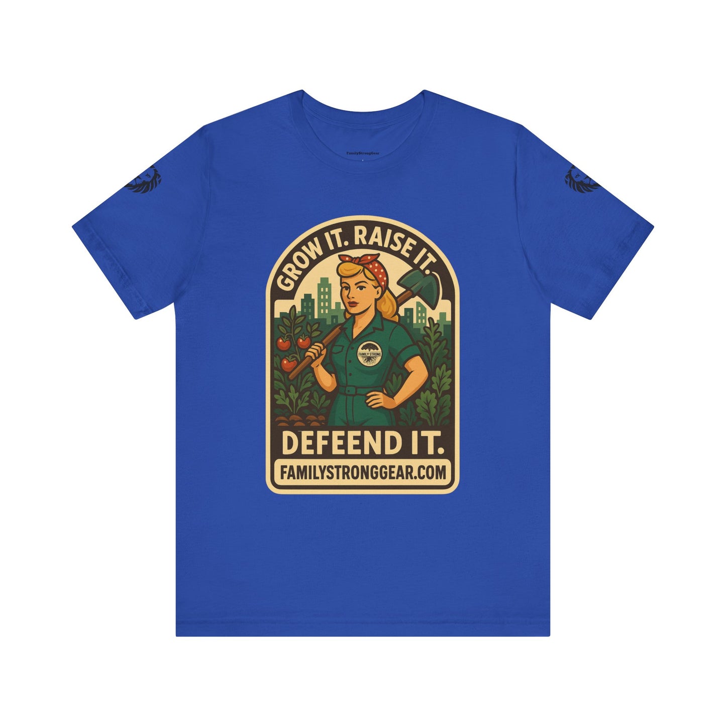 Grow It, Raise It, Defend It | Vintage Pin Up T-Shirt Unisex, Eco-friendly Multiple colors/sizes