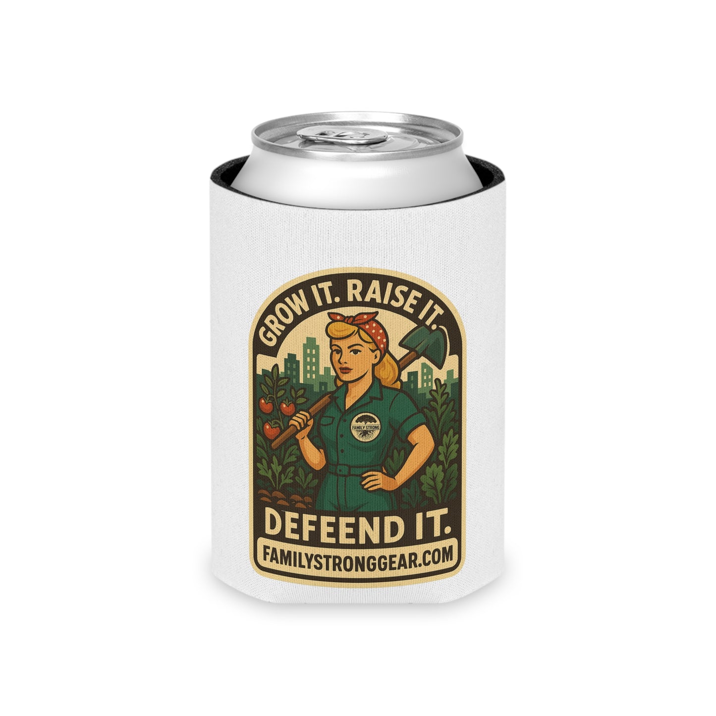 Grow It. Raise It. Defend It! Can Cooler - Perfect for Gardeners & Family Gatherings (2 sizes)