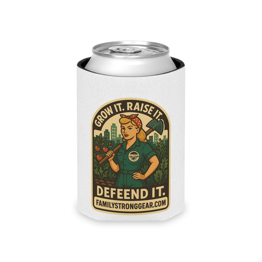 Grow It. Raise It. Defend It! Can Cooler - Perfect for Gardeners & Family Gatherings (2 sizes)