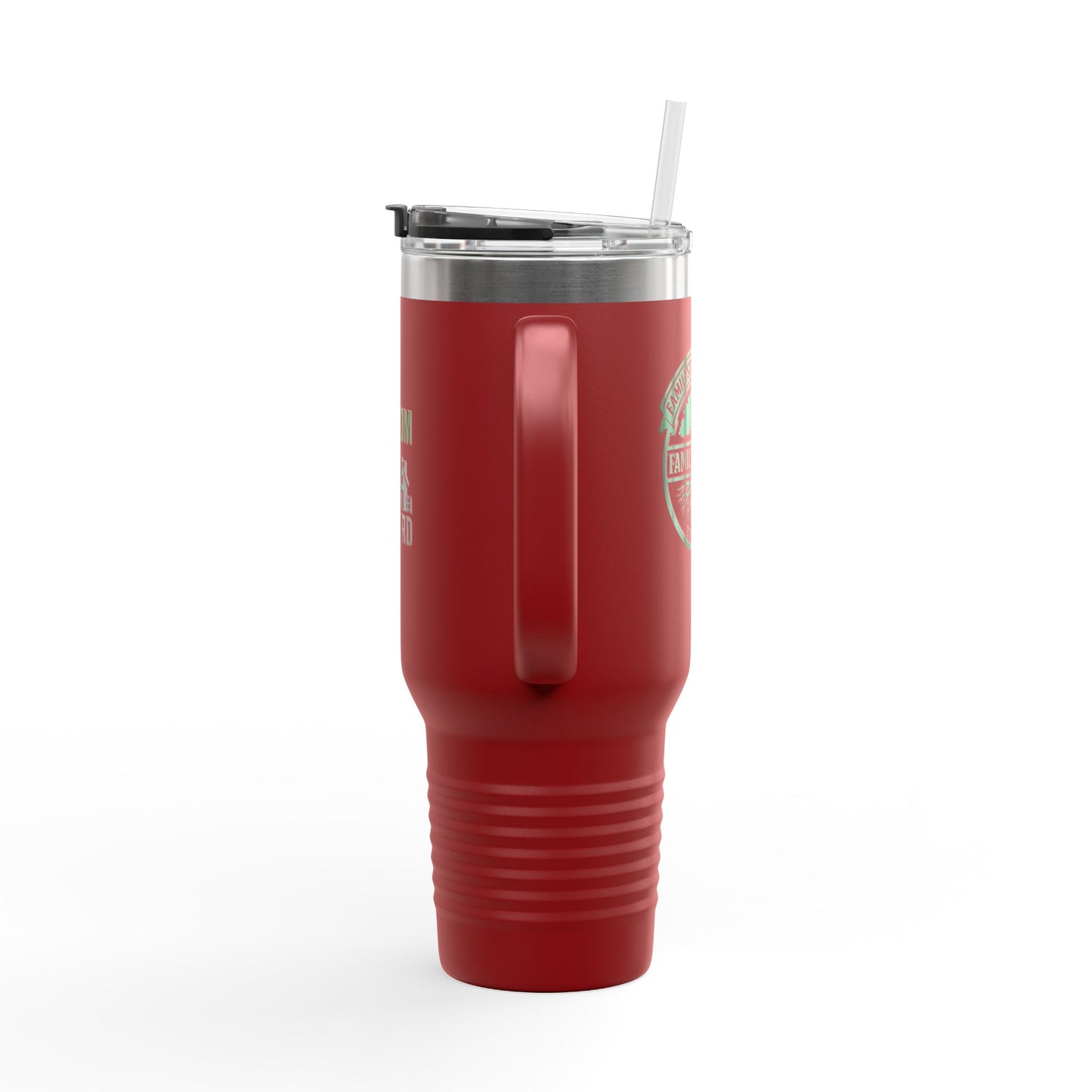 "Freedom Grows in the Backyard"-40oz Insulated Travel Mug