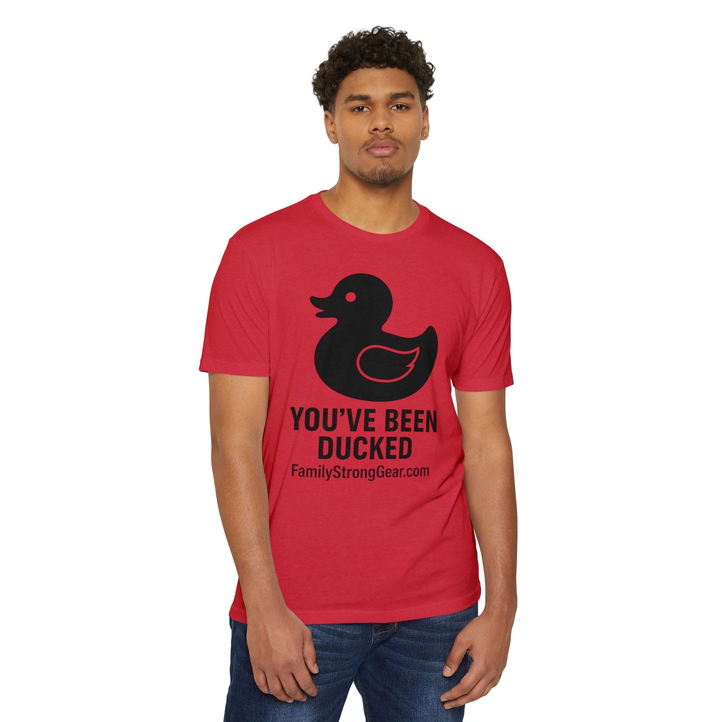 You've Been Ducked! Unisex CVC Jersey T-shirt