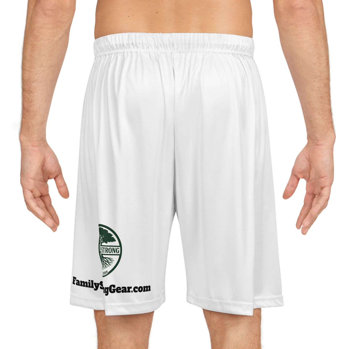 Strength Starts At Home Basketball Shorts | Comfortable Athletic Wear for Family Sports- (XS-2XL)